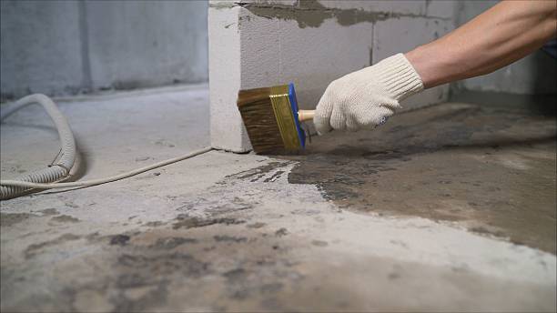 SJ Waterproofing Pros Waterproofing coverage map for West College Corner, IN and surrounding area